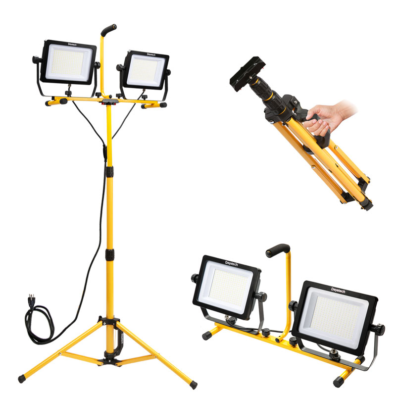 30000 Lumen Dual-Hed LED Tripod Work Light